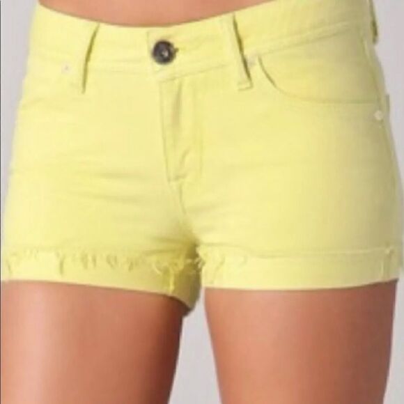 NEW DL1961 Cameron Stretch Denim Cutoff Shorts ASO Kendall Jenner - Picture 4 of 7